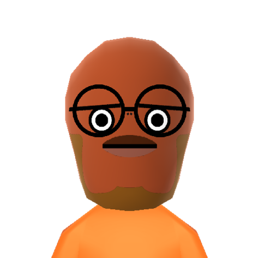 BubbleBass Mii character: The fat nerdy fish from Spongebob Squarepants. Pickles!