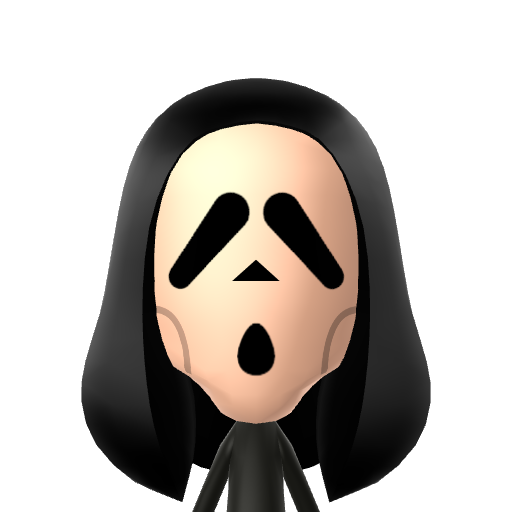 scream 2 Mii character: These are extracted and derived from the Mii Central Miis from the 3DS Miitopia.