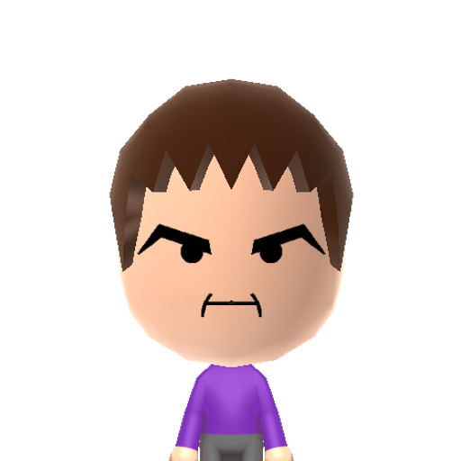 Barry Mii character preview