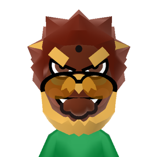 Bowser Mii character: These are extracted and derived from the Mii Central Miis from the 3DS Miitopia.