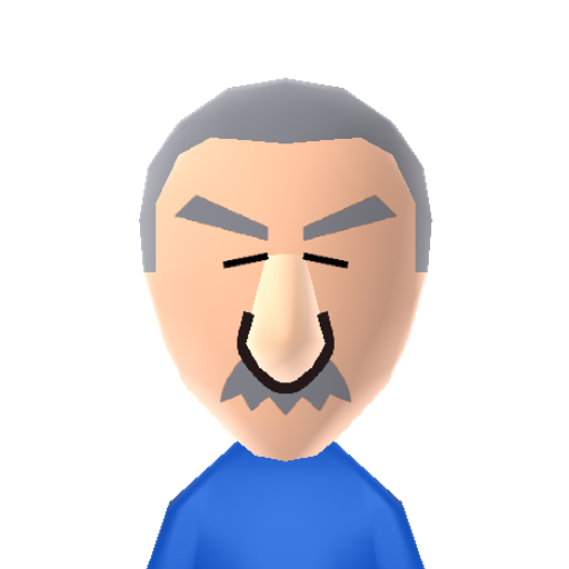 Gre Nade Mii character: This devout butler is one of the playable characters in the JRPG "Evolution: World of Sacred Device" for Dreamcast (and "Evolution Worlds" for GameCube).
