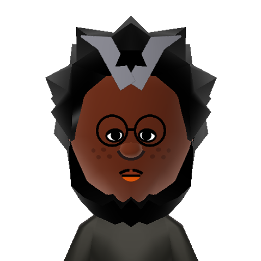 Don King Mii character: A young version of the eccentric boxing promoter from around the time "Rumble in the Jungle" happened.