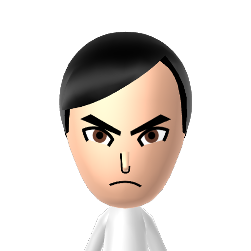 Sample 16 Mii character: A Mii used for promoting Mii Fighter Costumes