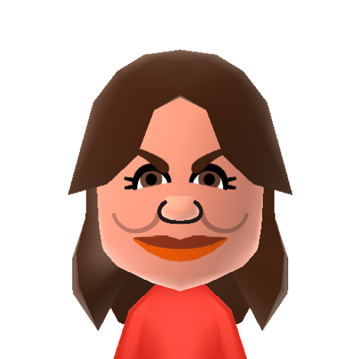 Rachel Ray Mii character: EVOO enthusiast and TV cook from the Food Network show "30 Minute Meals". She's also host of her self titled daytime talk show.