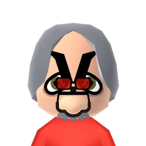 I want die Mii character preview