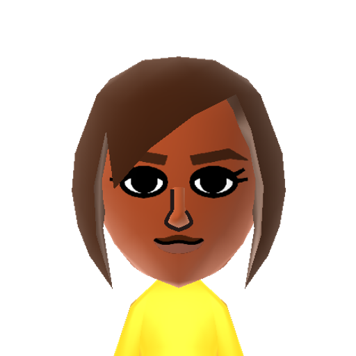 Nasim Mii character: from Switch CPU Mii QR Codes! [@MythicalWolfYT]