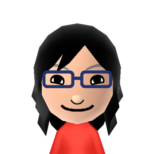 はやさか Mii character: a Happy Hammerin' Staff Mii