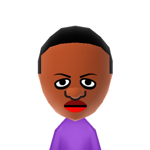 Theo Mii character: Mii from Wii Sports