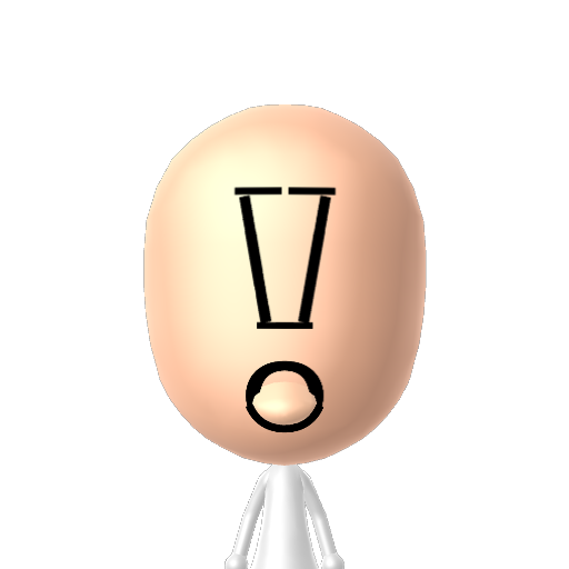 ! Mii character: A Mii uploaded to Check Mii Out Channel (WiiLInk)