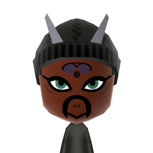 Cynder Mii character preview