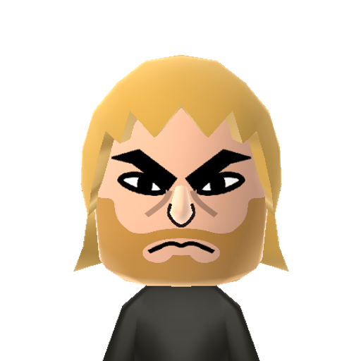 Zubaz Mii character: Also known as "The Baz" or "The Storm". This rejected character from "Street Fighter 2: The World Warrior" longs to find acceptance...and employment. Can you feel the storm? It's coming!