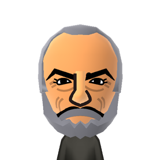 Sean Conn. Mii character: A true Hollywood legend, Sean Connery has played James Bond, King Richard, Indiana Jones' dad, a Russian submarine captain, a Spanish swordsman, a Japanese cop, and everything in between, never once altering his Scottish burr.