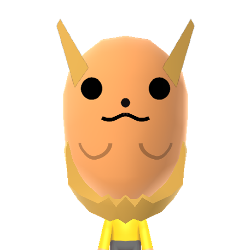 Pikachu Mii character preview