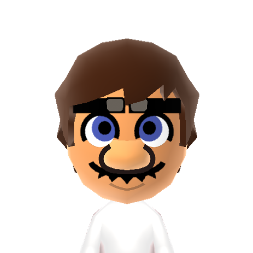 Dr.Mario Mii character: The docter version of Mario in the Nintendo game "Dr. Mario".