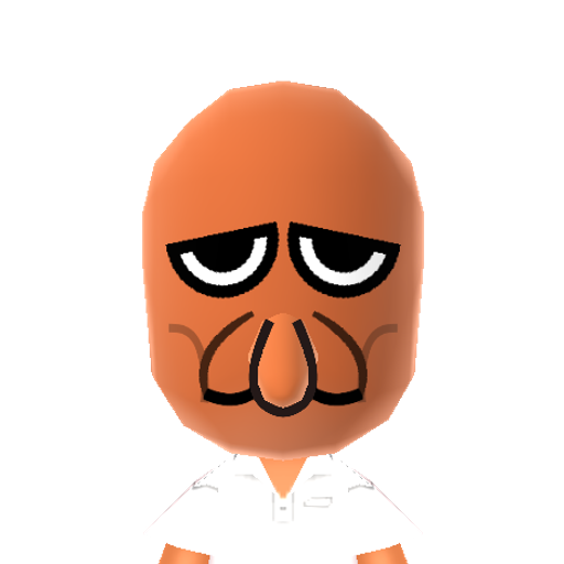 Zoidberg Mii character: Zoidberg from Futurama. (Source: www.jvgs.net/tlblog/qrcodes.htm)