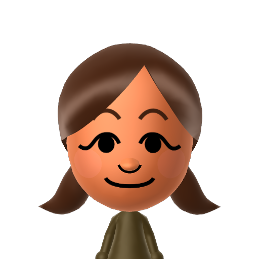 ムスメ Mii character: a Mii from Jinsei Game Wii