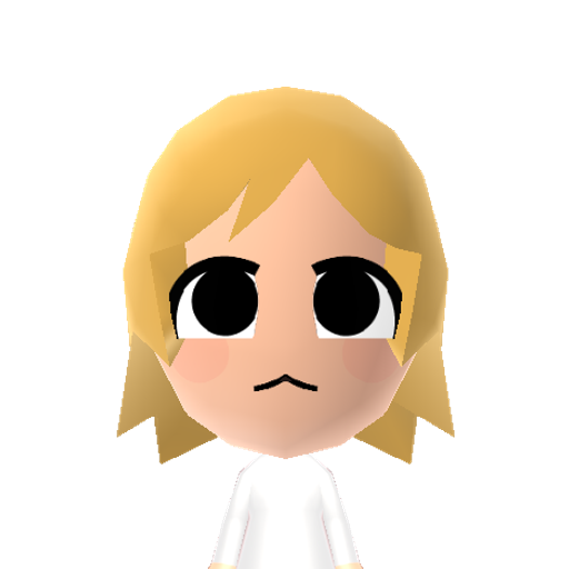 かわいい Mii character: A Mii from You Play Motion, a mod for Wii Play Motion.