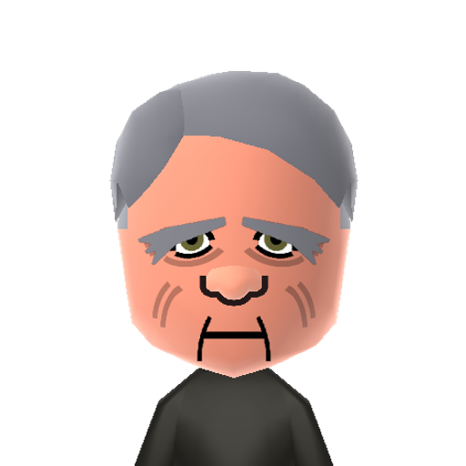 AndyRooney Mii character: TV and radio writer best known for his segment "A Few Minutes with Andy Rooney" on "60 Minutes".