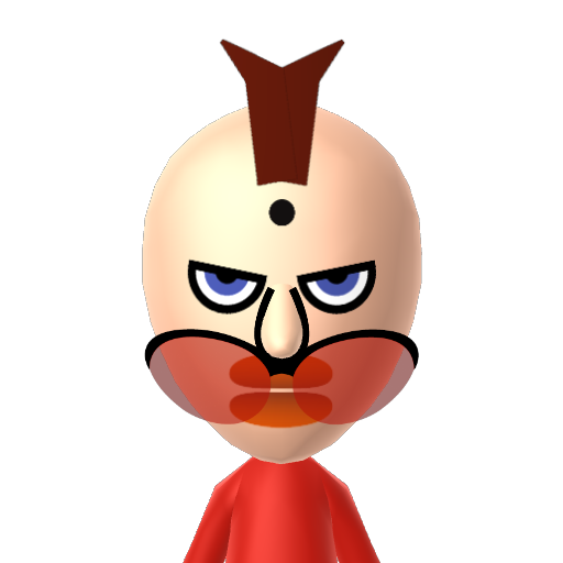 ? Mii character: A Mii uploaded to Check Mii Out Channel (WiiLInk)