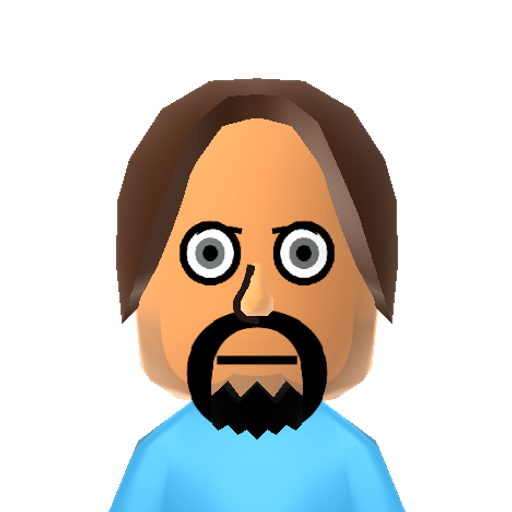 JAlbertson Mii character: The middle aged owner of the comic book store on "The Simpsons".