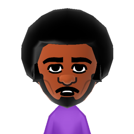Jimi Hen. Mii character: Rock guitarist and singer-songwriter from the '60s.