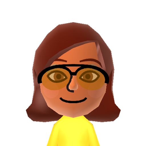 Audrey Mii character: A Mii from Preston's Custom Mii Modpack (WS)