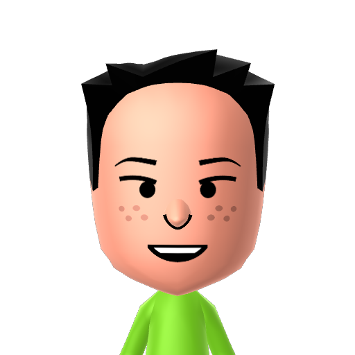 Lucas Mii character: A Mii from Wii Sports Resort: Meme Squad, a mod for Wii Sports Resort