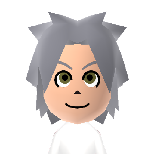 Silver Mii character: Silver the Hedgehog. (Eyes should be yellow-green) Sourced from https://www.tumblr.com/auroraknux/163963081601/