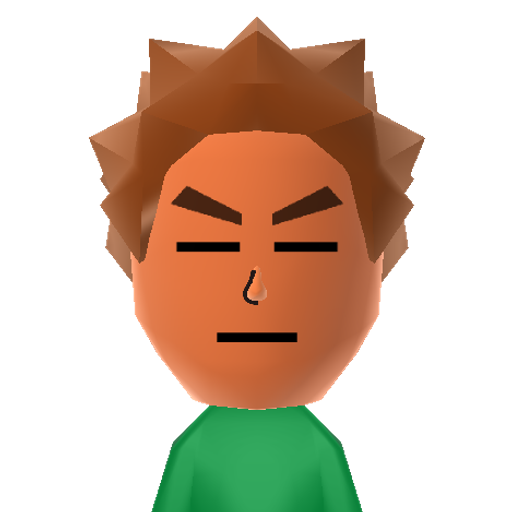 Brock Mii character: These are extracted and derived from the Mii Central Miis from the 3DS Miitopia.