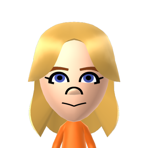 Natasha Mii character: from Wii Fit/Plus + Wii Fit U CPU Mii QR Codes! [@MythicalWolfYT]