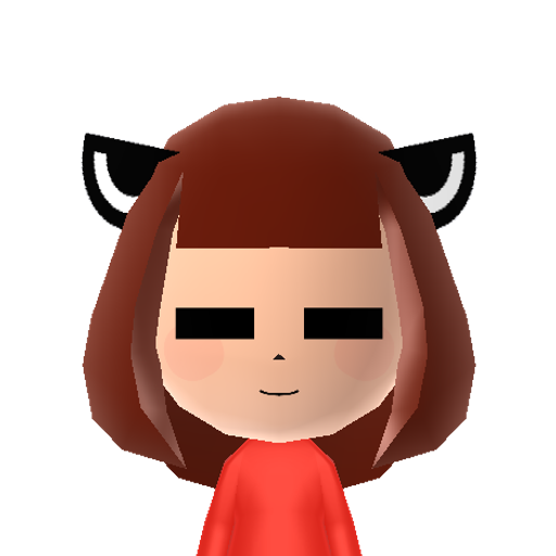 きりたん Mii character: These are extracted and derived from the Mii Central Miis from the 3DS Miitopia.