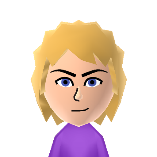 Shulk Mii character preview