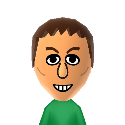 Tanabe Mii character: a Special Mii dumped from StreetPass Mii Plaza