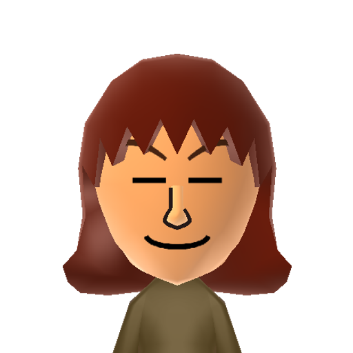 Sally.EXE Mii character: From one of the popular Creepypastas "Sally.EXE".