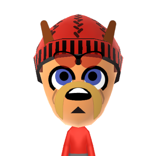Rush Mii character preview