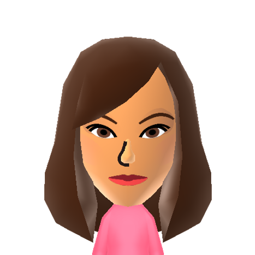 Melanie Mii character: American model and actress appearing on various MTV shows. 2010 maxim "Hometown Hottie" winner.