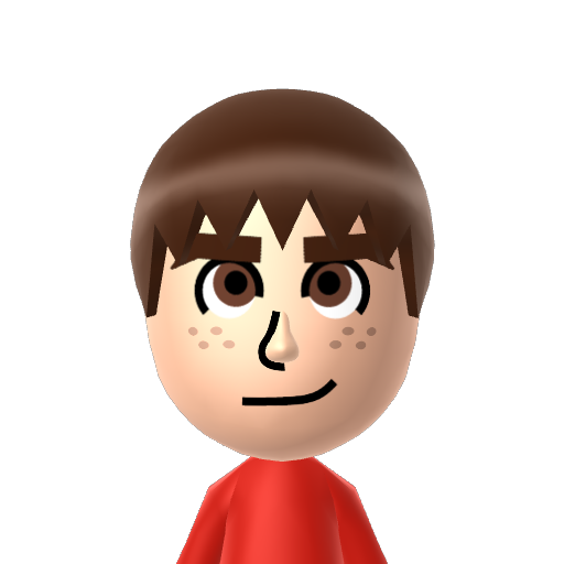 Chris Wii Mii character: The personal Mii of TixChris, uses only Wii and DS features, making it so that you can import and create on all consoles.