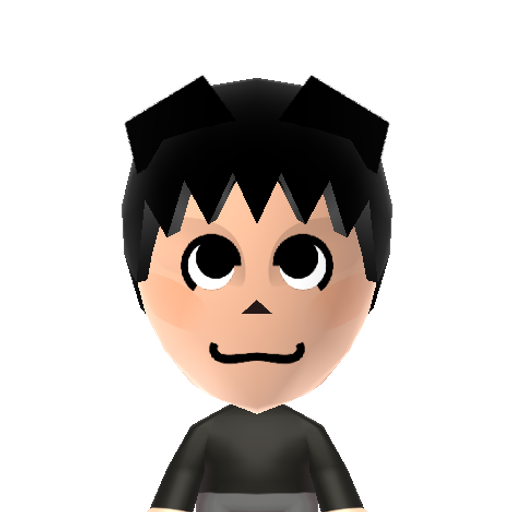 cat Mii character preview