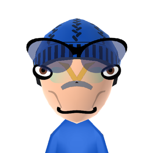 Exveemon Mii character preview