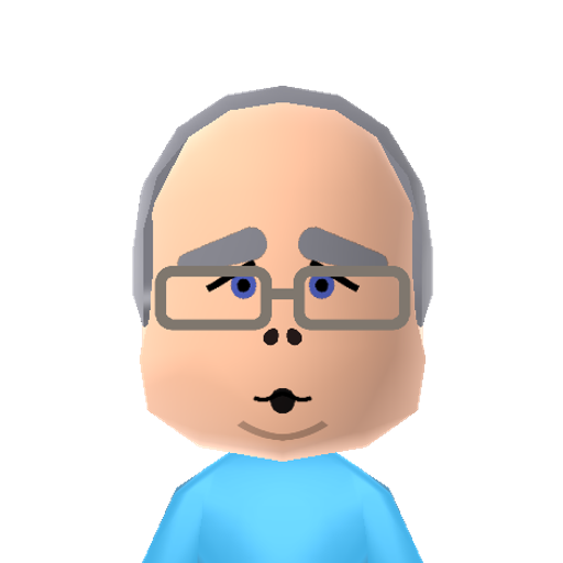 Karl Rove Mii character: Republican political advisor and strategist. Some have called him "Bush's Brain".