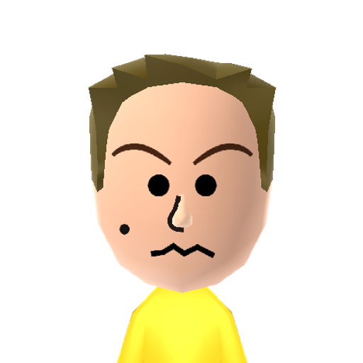 Boomer Mii character preview