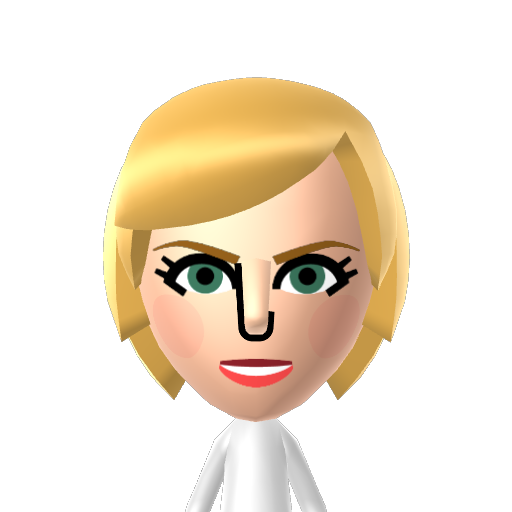 10 Mii character: This Mii is one of the 12 default Miis that will appear in the home menu banner if you have less than 12 Miis saved to the Mii Maker.