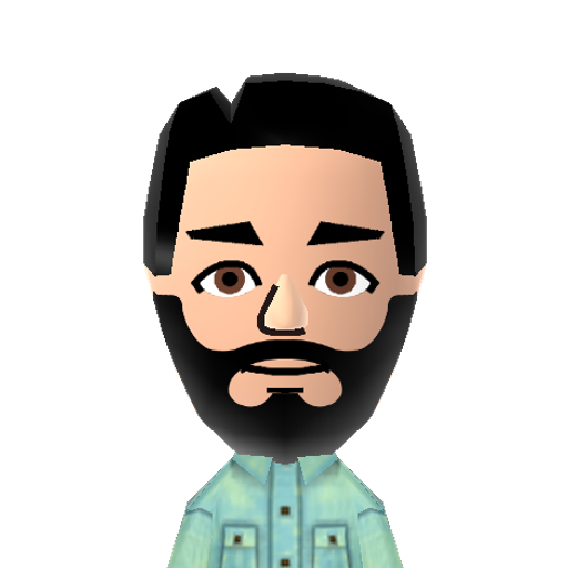 Mac Mii character: Mac from It's Always Sunny In Philadelphia. (Source: https://tomodachiqr.tumblr.com/post/88906916113/)