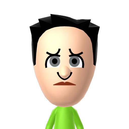 툰툴툼툽툿퉁퉈퉜퉤튀 Mii character: This is a Mii for testing Mii nicknames.