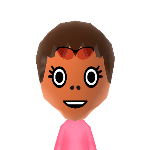 baby gee Mii character: The cute giraffe daughter of the Toys R Us mascot Geoffrey, from the Toys R Us adverts