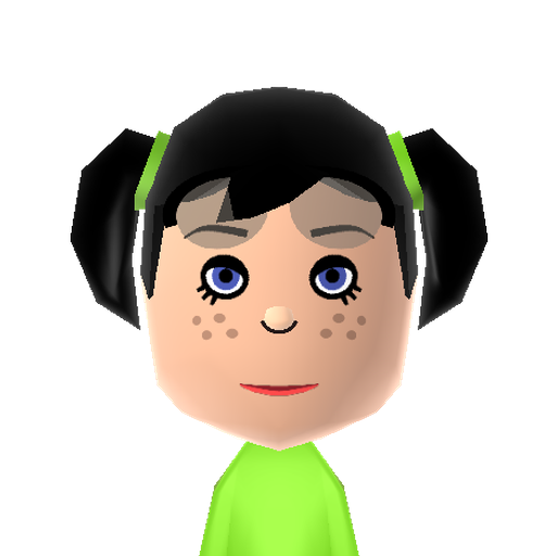 Kayla Mii character preview