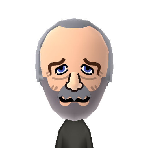 G. Carlin Mii character: Stand-up comedian whose career spanned five decades. He was most famous for his black humor, anti-establishment rants, and his controversial "Seven Dirty Words" routine. Carlin appeared in "Dogma" and other films. He passed away in 2008.