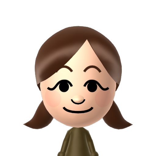ムスメ Mii character: a Mii from Jinsei Game Wii