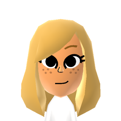 AJ EQG Mii character: The strong farmer girl who represents the element of honesty in "My Little Pony: Equestria Girls".