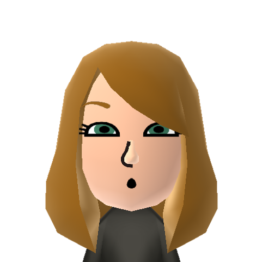 Anja-chan Mii character: A Mii from the YouTube channel NintendoMovies (Wii U)